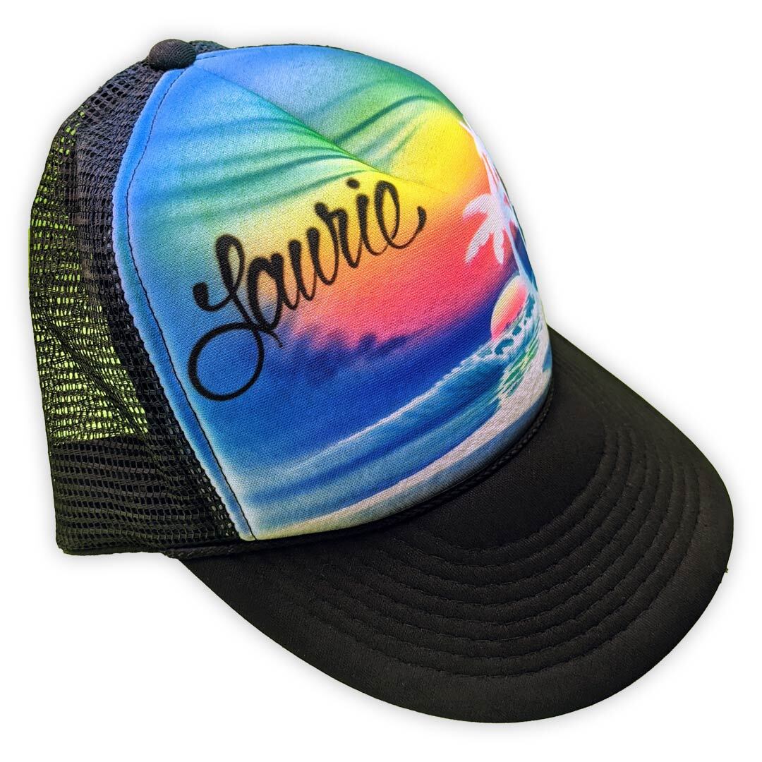 Beach Scene Trucker Hat