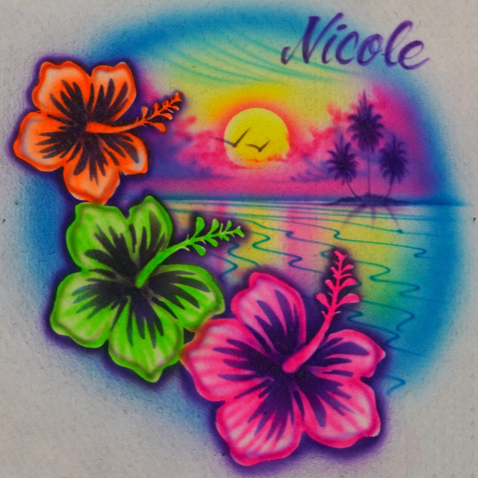 Hibiscus Sunset T-Shirt