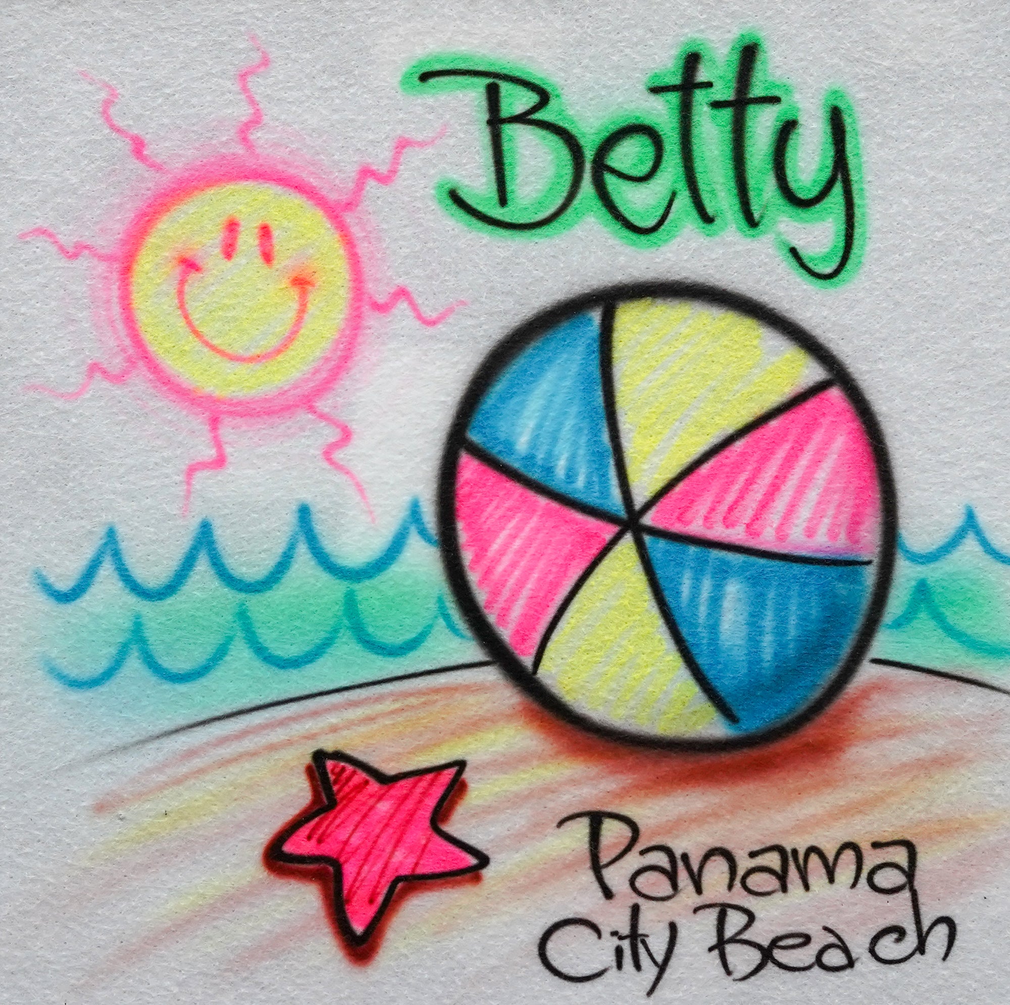 Beach Ball - Pink T-Shirt