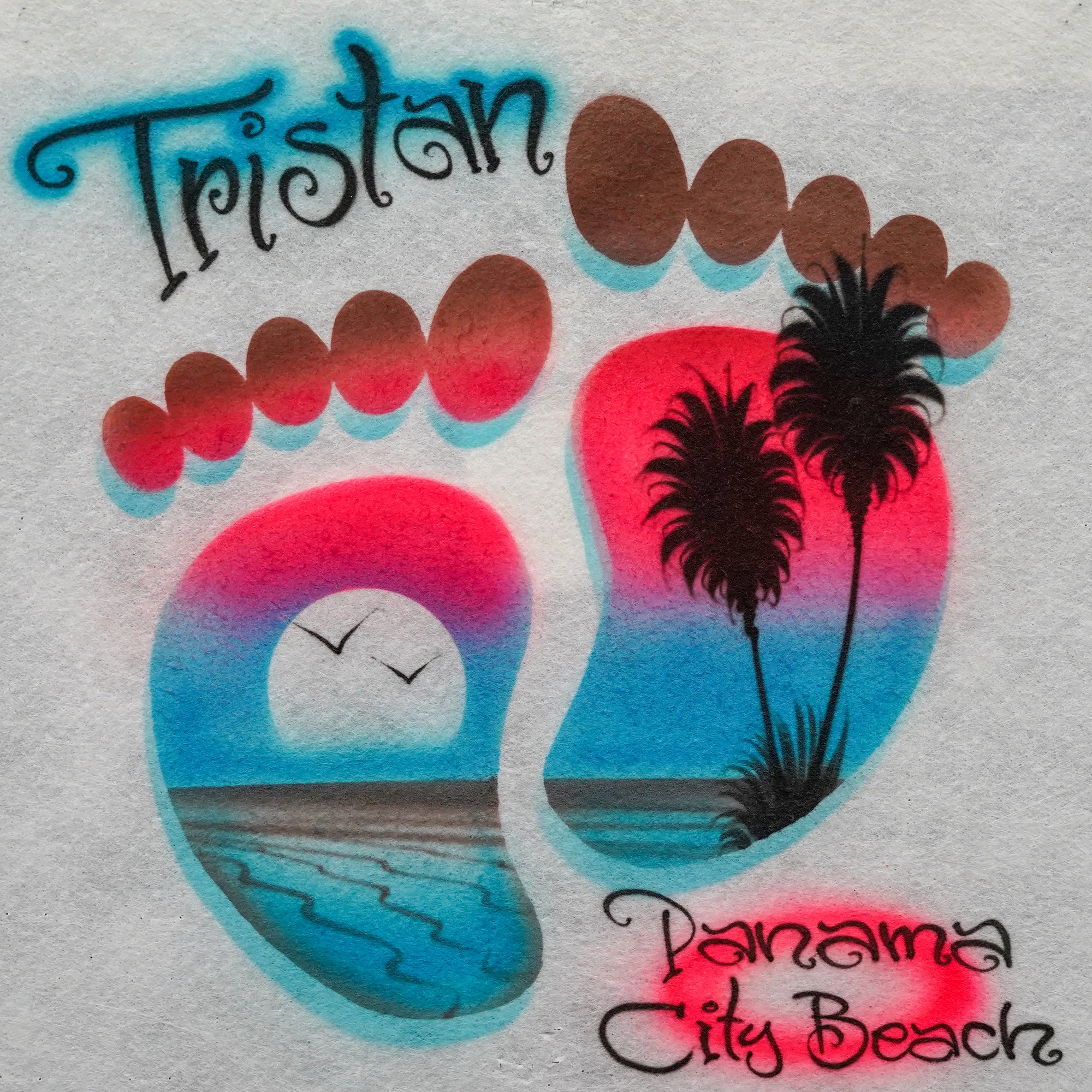 Beach Footprints T-Shirt