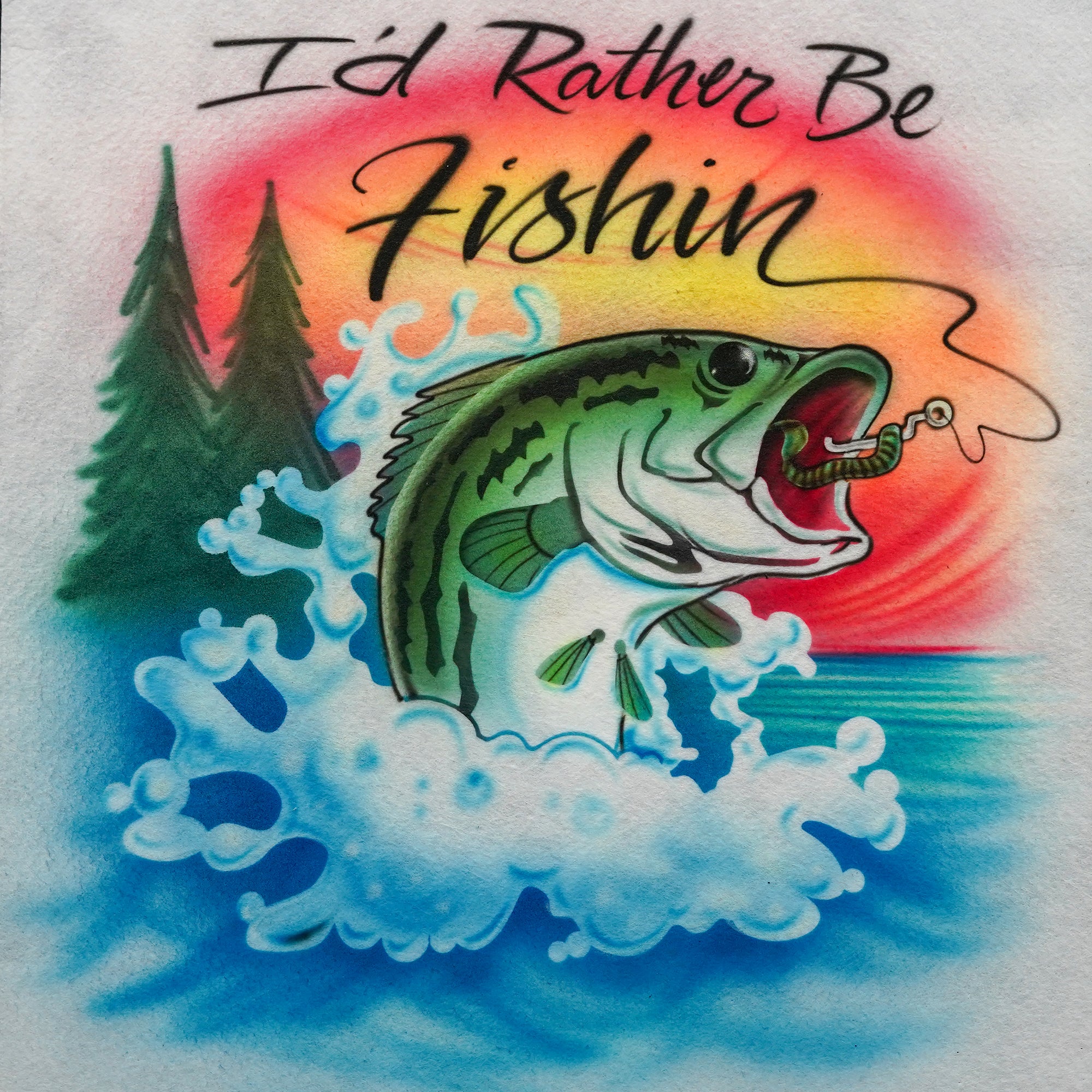 I'd Rather Be Fishing Apparel - Fishing Sweatshirt