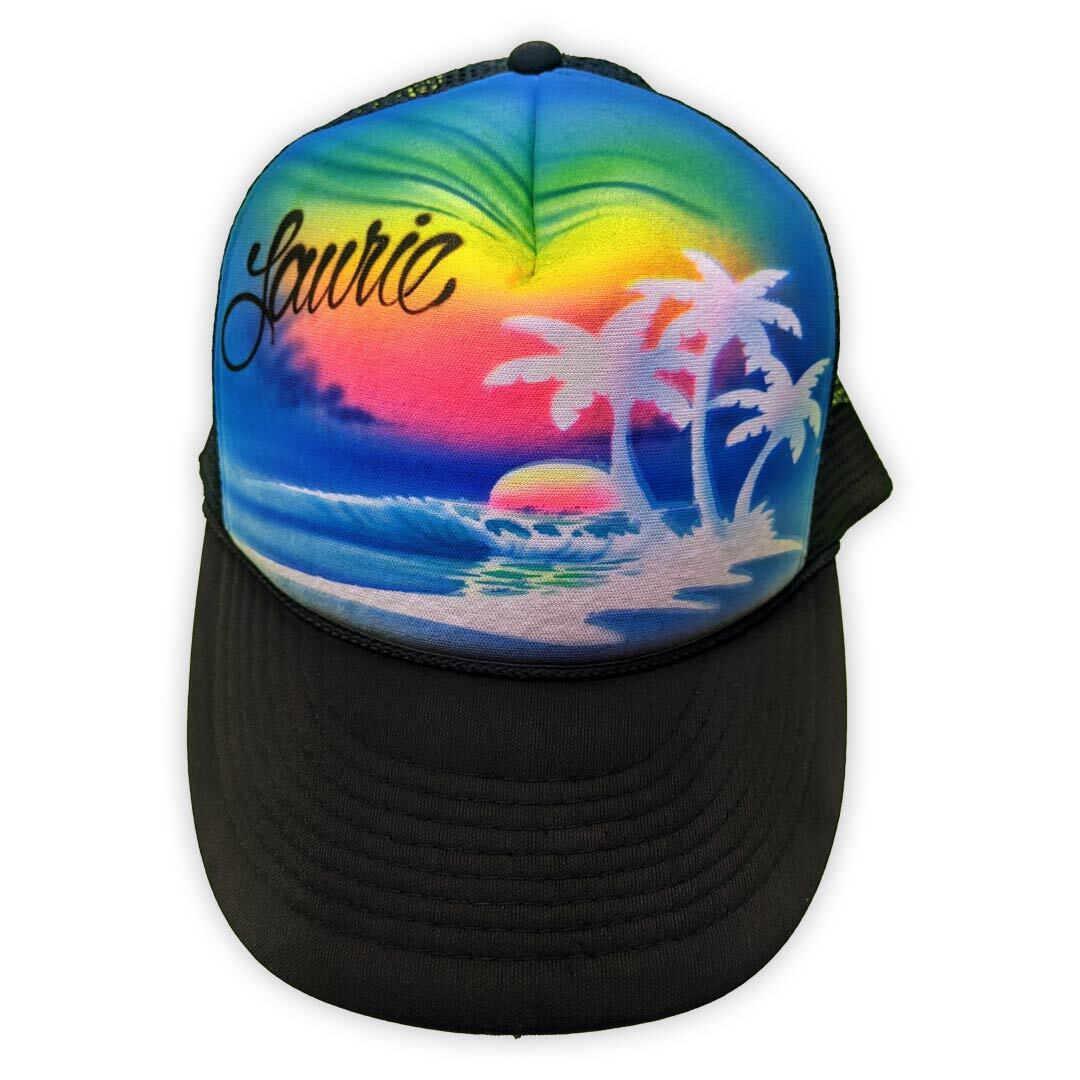 Beach Scene Trucker Hat