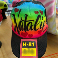 Rainbow Hearts Trucker Hat