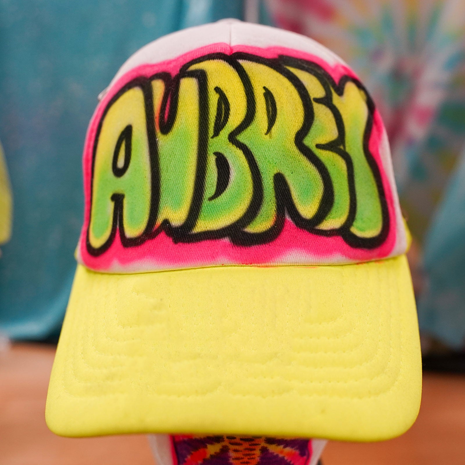 Yellow Bubble Name - 5 Hat Package