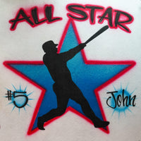 Baseball Allstar Star T-Shirt