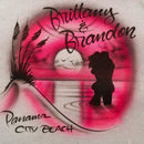 Beach Couple Pink T-Shirt