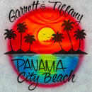 Sunset Beach Circular T-Shirt