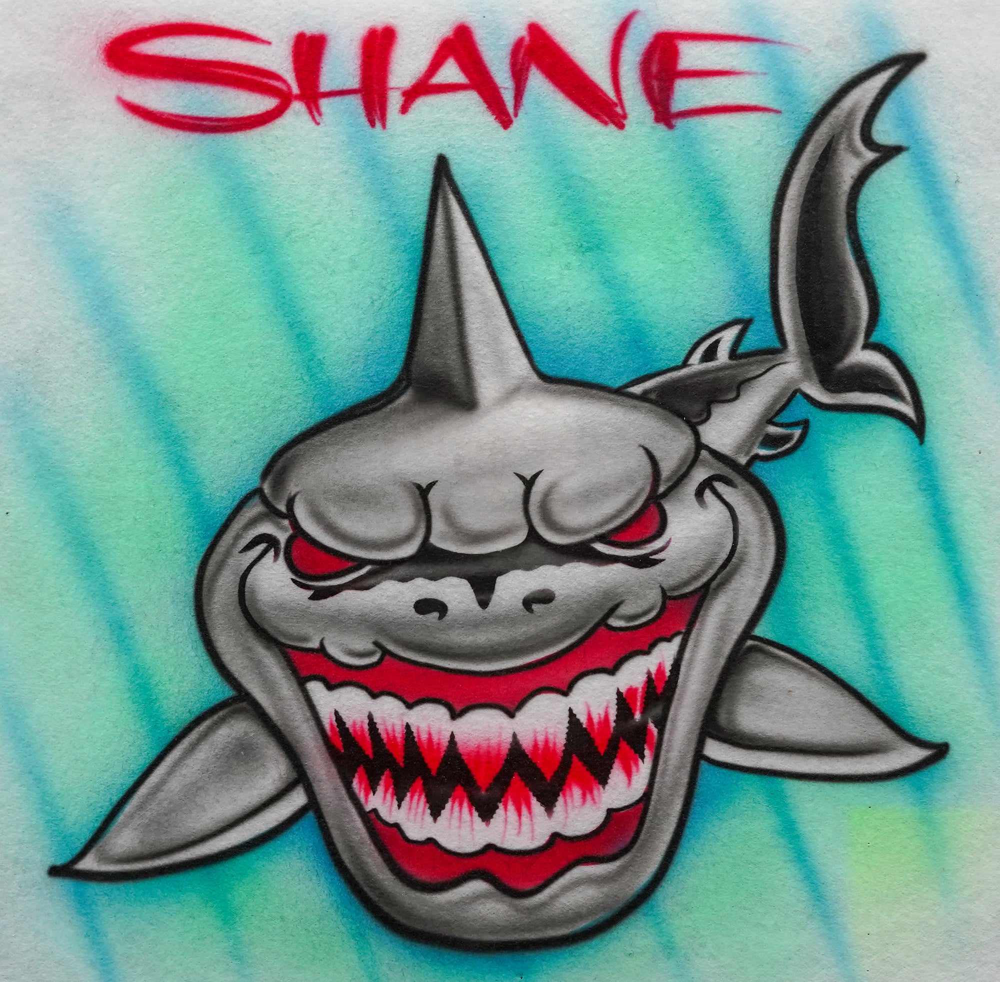 Angry Shark with Teeth T-Shirt