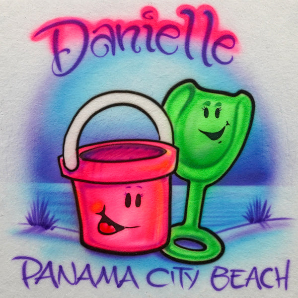 Beach Toys - Pink & Green