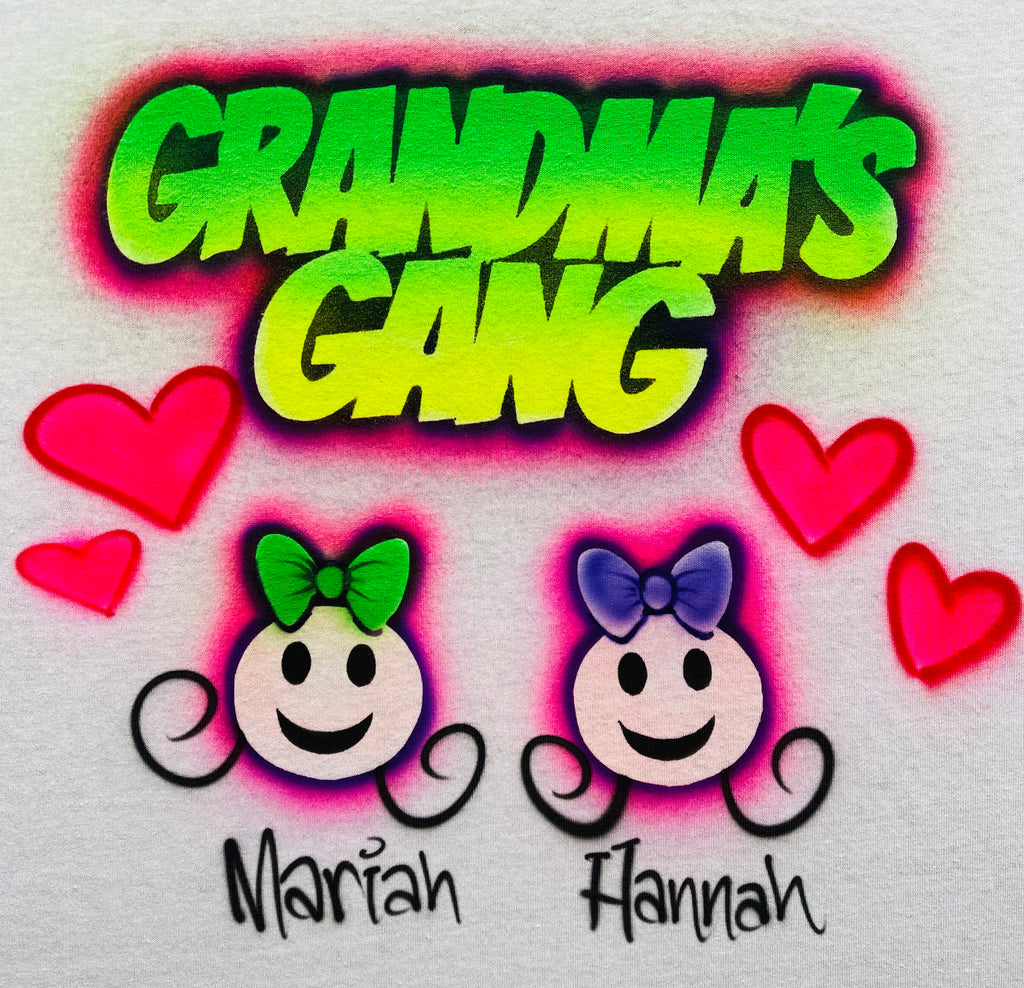 Grandma's Gang Name Design T Shirt $24.00