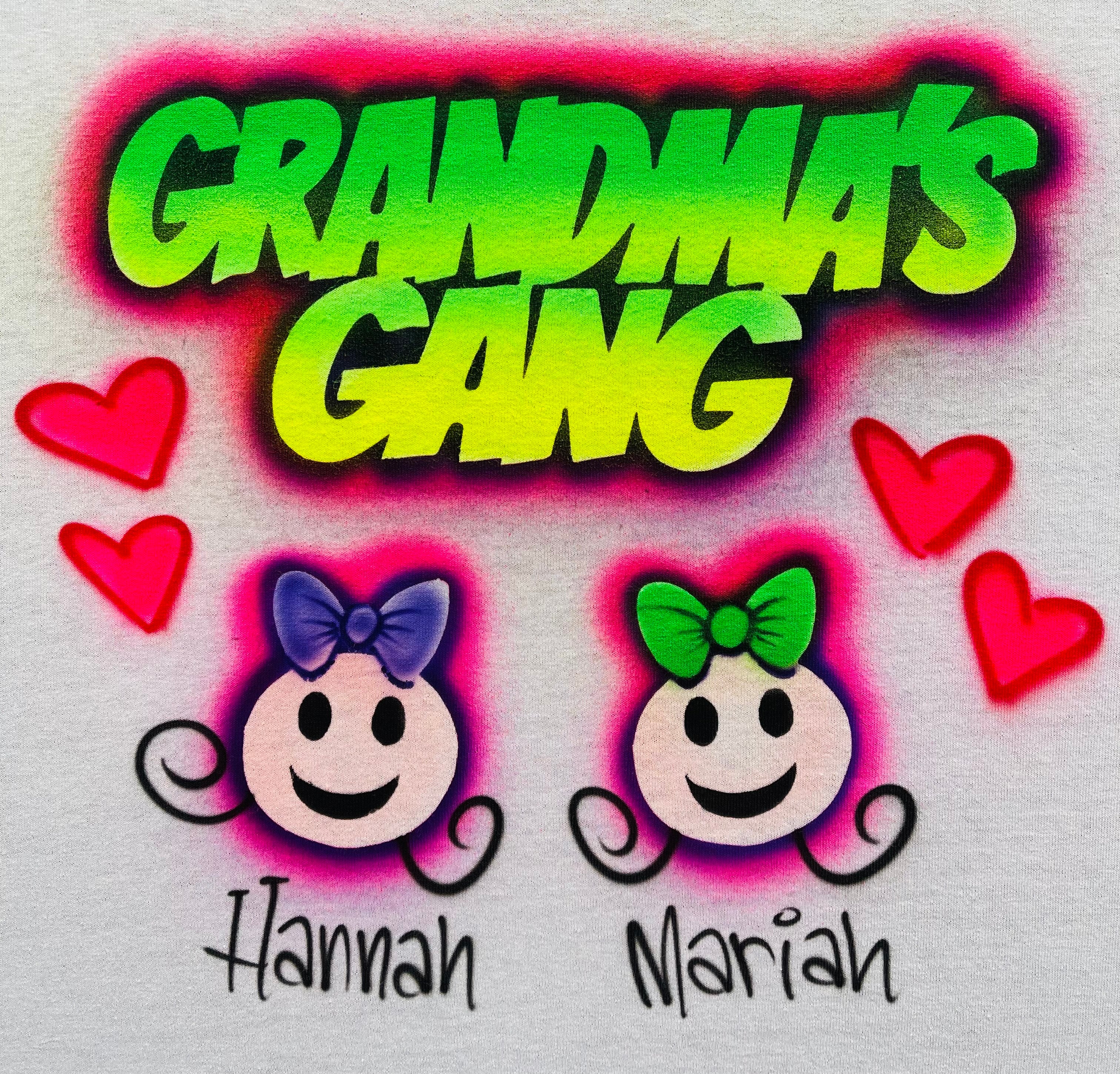 Grandma's Gang Name Design T-Shirt